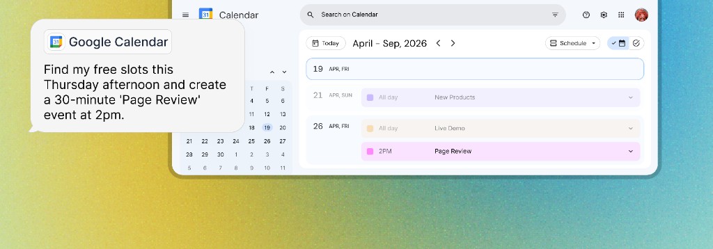 Google Calendar integration workflow example