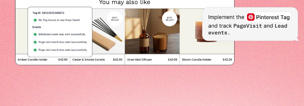 Pinterest integration workflow example