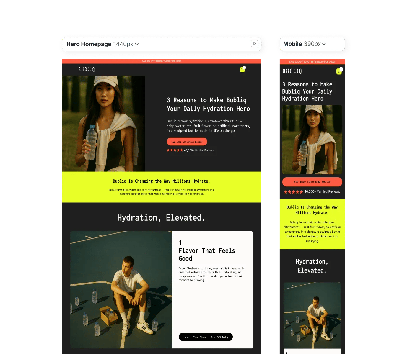 Replo theme builder mobile responsive pages
